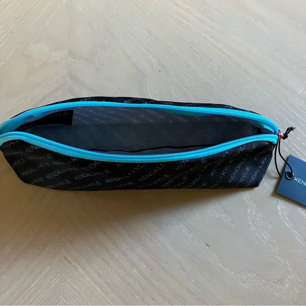 KENDALL + KYLIE Multi-Color Logo Multi-Use Pouch Makeup Bag NEW NWT